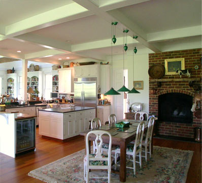 kitchen and family dining